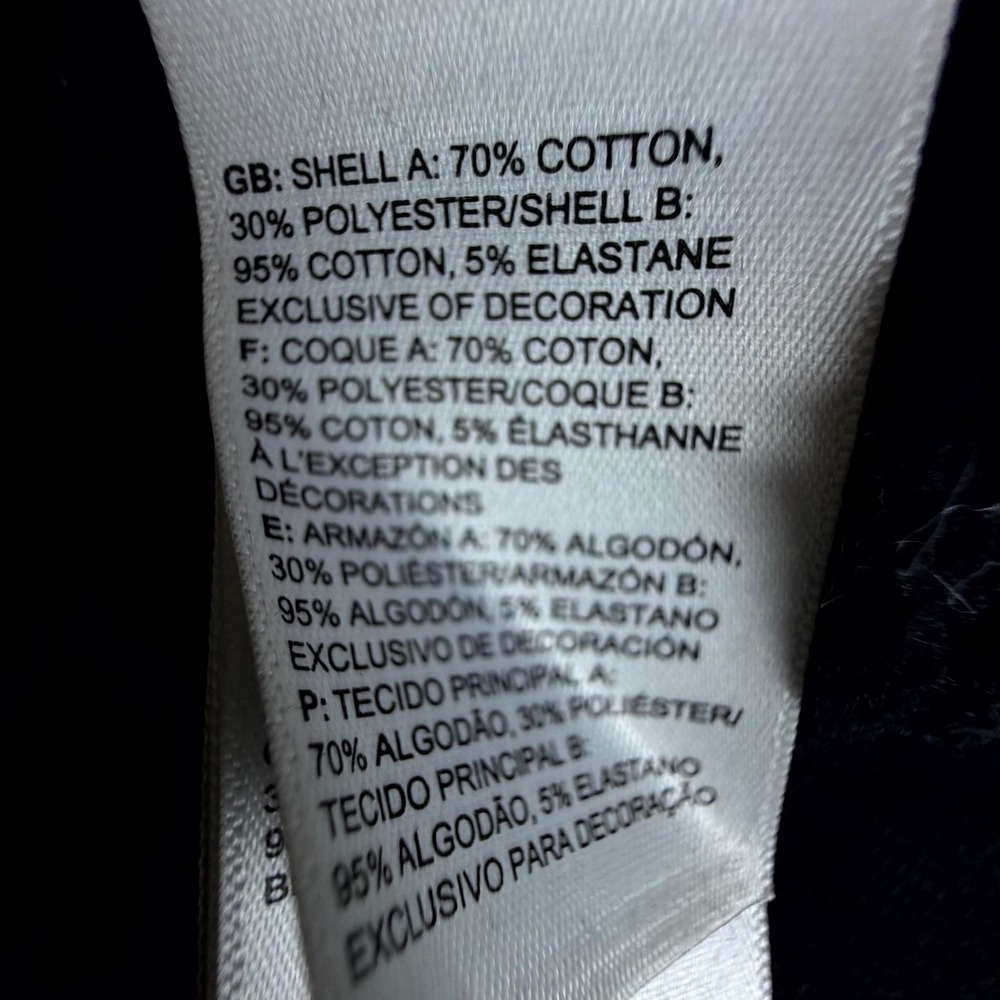 The North Face Hoodie Mens Large Black White Graphic Print Kangaroo Pockets - Picture 5 of 7